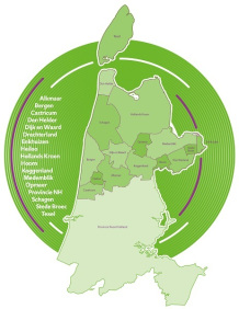Werkgebied OD NHN van Castricum tot en met Texel